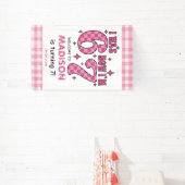 Grappige 7e verjaardag | “Ik was 6, nu 7” Feestje Spandoek (Insitu)