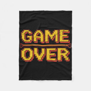 Grappige 80s Arcade Retro Nostalgie Gamer Videospe Fleece Deken