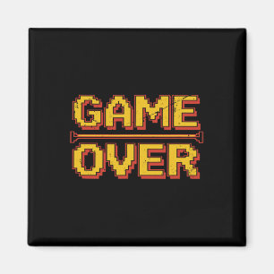 Grappige 80s Arcade Retro Nostalgie Gamer Videospe Magneet