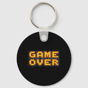 Grappige 80s Retro Arcade Videospel Nostalgie Game Sleutelhanger