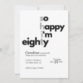 Grappige 80ste verjaardag Grappige humor Hilarious Kaart (Voorkant)