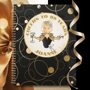 Grappige 80ste verjaardag voor haar proost op 80 M Planner