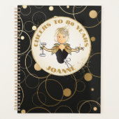 Grappige 80ste verjaardag voor haar proost op 80 M Planner (Voorkant)