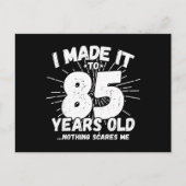 Grappige 85e verjaardagscitaten Sarcastisch 85 jaa Briefkaart (Voorkant)