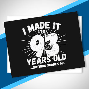 Grappige 93e verjaardagscitaten Sarcastisch 93 jaa Briefkaart