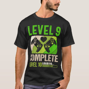 Grappige 9e huwelijksverjaardag vintage retro nive t-shirt