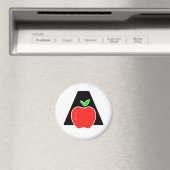 Grappige A Voor Appel Magneet (Insitu (Vaatwasser))