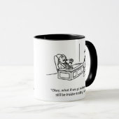 Grappige aandelenmarkt Mok (Voorkant rechts)