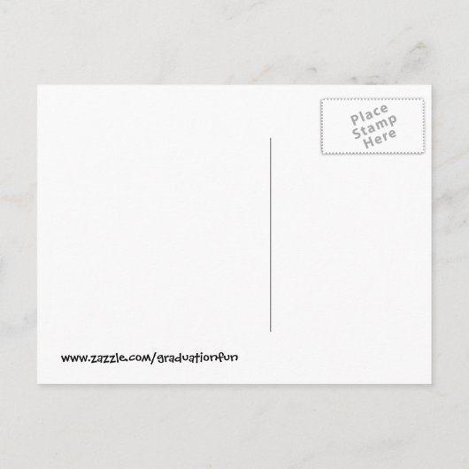Grappige aangepaste Afstuderen Kaart (Achterkant)