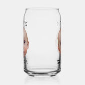 Grappige aangepaste Baby gezicht Blikvorm Glas (Links)