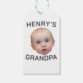 Grappige aangepaste Baby gezicht Cadeaulabel (Voorkant)