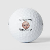 Grappige aangepaste Baby gezicht Golfballen (Voorkant)