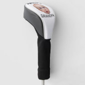Grappige aangepaste Baby gezicht Golfheadcover (Schuin)