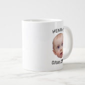 Grappige aangepaste Baby gezicht Grote Koffiekop (Voorkant rechts)