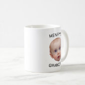 Grappige aangepaste Baby gezicht Koffiemok (Voorkant rechts)