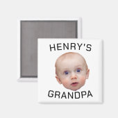 Grappige aangepaste Baby gezicht Magneet (Voorkant / Achterkant)