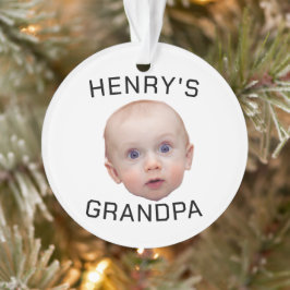 Grappige aangepaste Baby gezicht Ornament