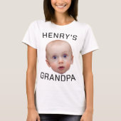 Grappige aangepaste Baby gezicht T-shirt (Voorkant)