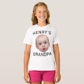 Grappige aangepaste Baby gezicht T-shirt (Voorkant volledig)