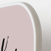 Grappige Aangepaste Citaat Initiaal Monogram Pickleball Paddle (Links Detail)