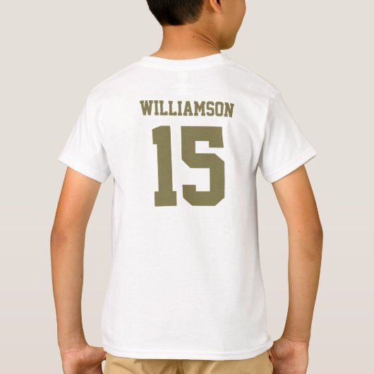 Grappige aangepaste cricket verjaardag geboorte da t-shirt (Achterkant)