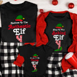 Grappige aangepaste familie kerst meest waarschijn Tri-Blend shirt<br><div class="desc">Voeg een speelse draai toe aan uw vakantiefeesten met onze Funny Custom Family Christmas Most Might To Elf Tri-Blend Shirt. Deze bijpassende shirten zijn ideaal voor het creëren van een luchtig en gedenkwaardig kerstfeest en hebben een leuk elfontwerp met de "meest waarschijnlijke", aanpasbaar voor elk gezinslid. Of het nu gaat...</div>
