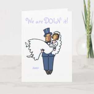 Grappige aangepaste foto bruiloft uitnodigingen