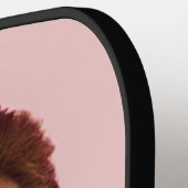 Grappige aangepaste foto pickleball paddle (Links Detail)