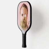 Grappige aangepaste foto pickleball paddle (Links)