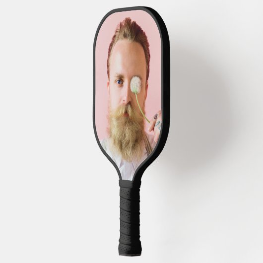 Grappige aangepaste foto pickleball paddle (Links)