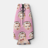 Grappige aangepaste gezicht Koelbox, gepersonalise Flesjeskoeler (Achterkant)