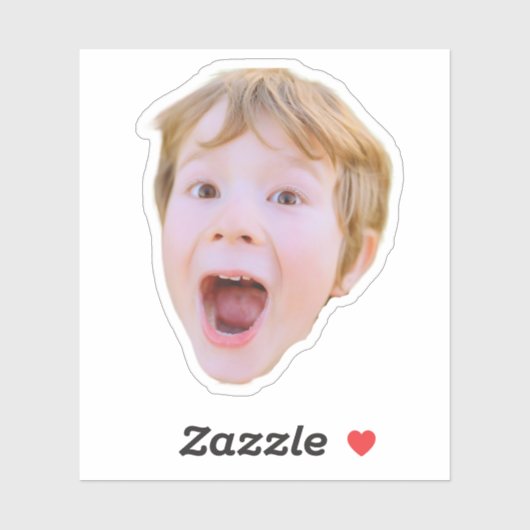 Grappige Aangepaste Gezicht Stickers Gepersonalise (Vel)