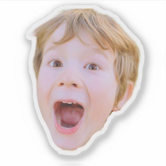 Grappige Aangepaste Gezicht Stickers Gepersonalise (Voorkant)