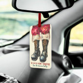 Grappige aangepaste kerst familienaam Santa Luchtverfrisser