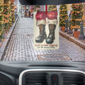 Grappige aangepaste kerst familienaam Santa Luchtverfrisser