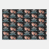 Grappige aangepaste Kinder gezicht foto Happy Vade Inpakpapier Vel (Voorkant 2)