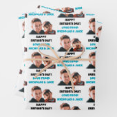 Grappige aangepaste Kinder gezicht foto Happy Vade Inpakpapier Vel (In situ)