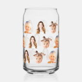 Grappige aangepaste moeder van 3 Kinder foto's Blikvorm Glas (Achterkant)