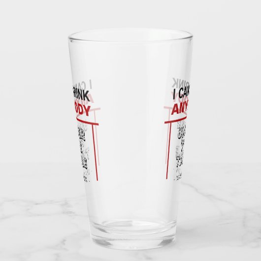 Grappige aangepaste naam pint glas (Rechts)