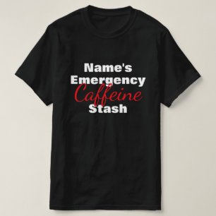 Grappige Aangepaste [Naam]'s Noodvoorraad Persoonl T-shirt