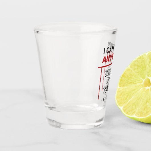 Grappige aangepaste naam shot glas (Links)