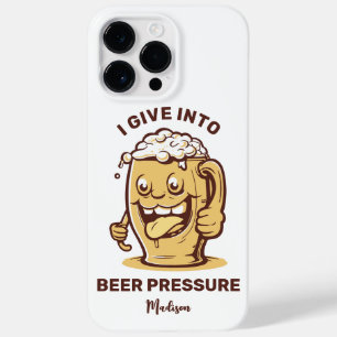 Grappige aangepaste naam & tekst bier Case-Mate iPhone 14 pro max hoesje