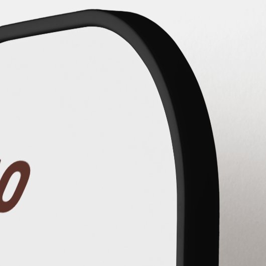 Grappige aangepaste naam & tekst bier pickleball paddle (Links Detail)