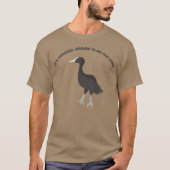 Grappige aangepaste slagzin oude meerkoet grafisch t-shirt (Voorkant)