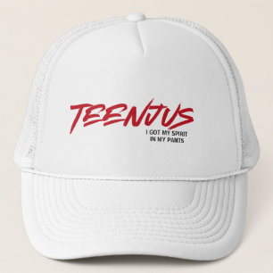 Grappige aangepaste tekst Baby Billy's Quote Teenj Trucker Pet