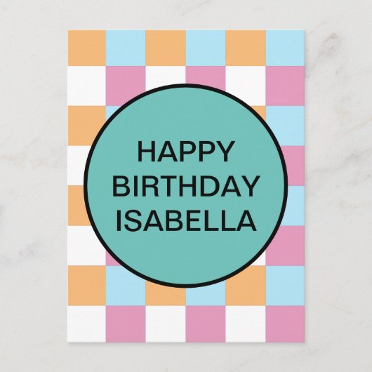 Grappige aangepaste tekst briefkaart (Voorkant)