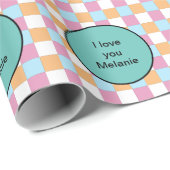 Grappige aangepaste tekst cadeaupapier (Rol Hoek)