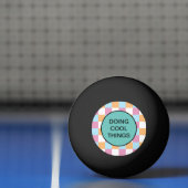Grappige aangepaste tekst pingpongbal (Net)