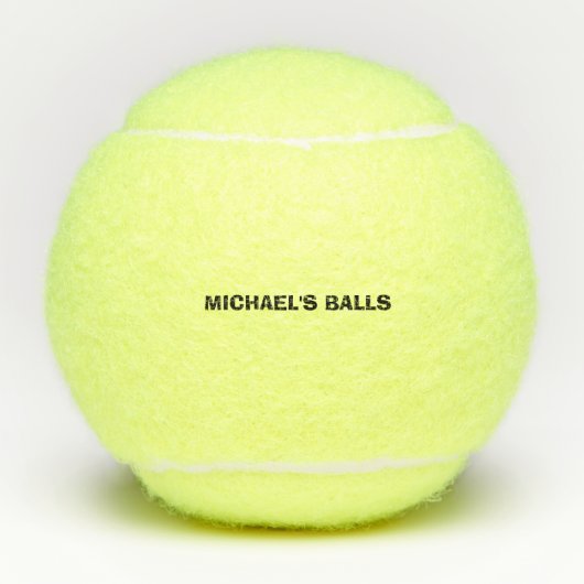 GRAPPIGE AANGEPASTE TENNISBALLEN BAL (Voorkant)