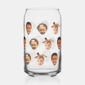 Grappige aangepaste vader van 3 Kinder foto Blikvorm Glas (Achterkant)